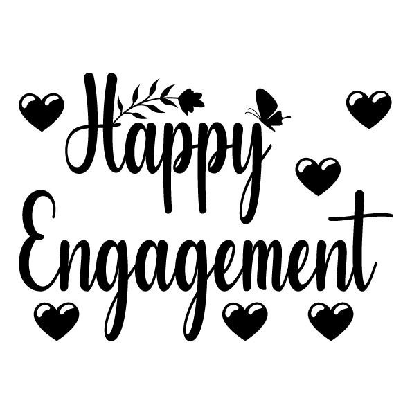 

STIKER BALON PVC HAPPY ENGAGEMENT CUSTOM