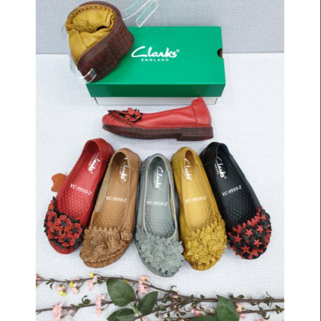 Clarks bunga Yc-9910-2  / sepatu clarks