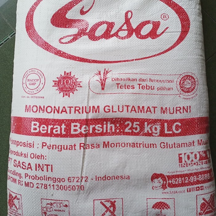 

PRODUK TERBAIK - SASA MSG 25 KG