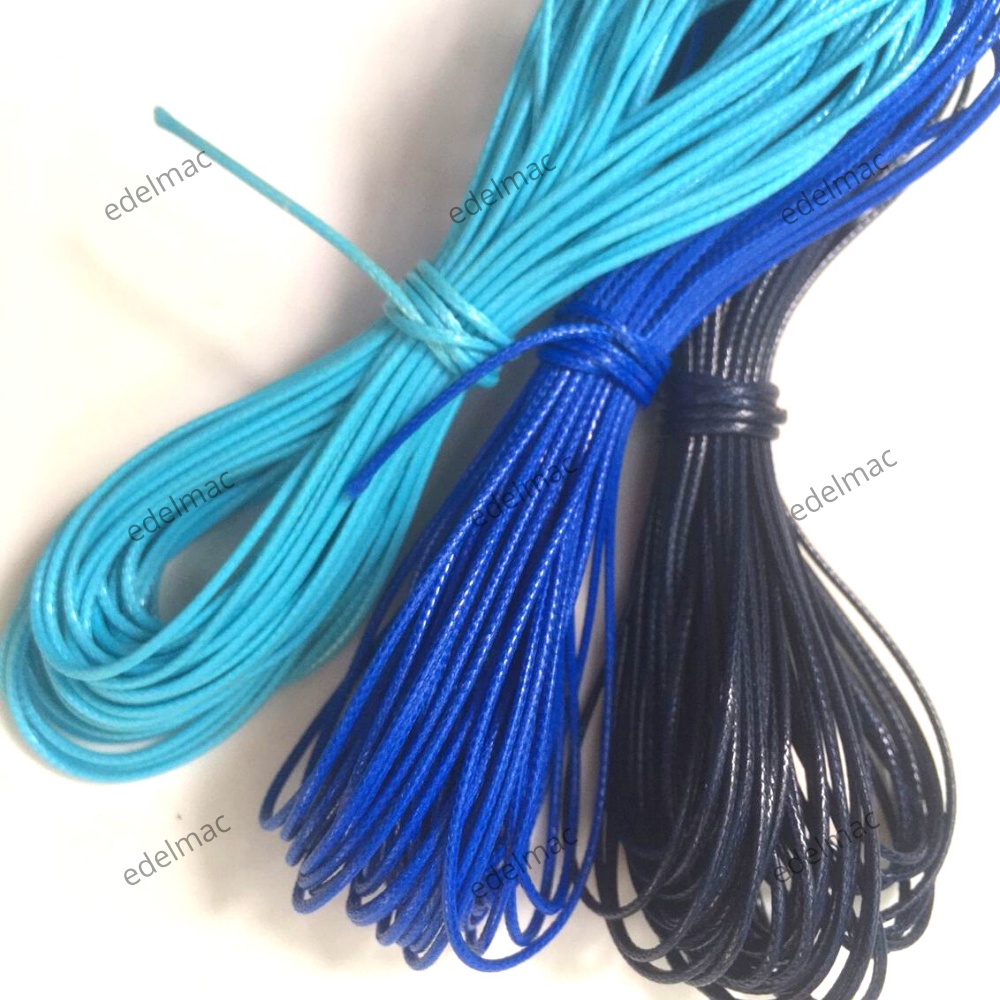 Ecer Tali Braided Korea Wax Thread  Benang Lilin Kalung Gelang Accessories Multicolor DIY Handcraft