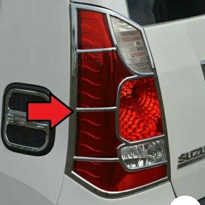garnish lampu belakang Karimun Wagon R chrome krom