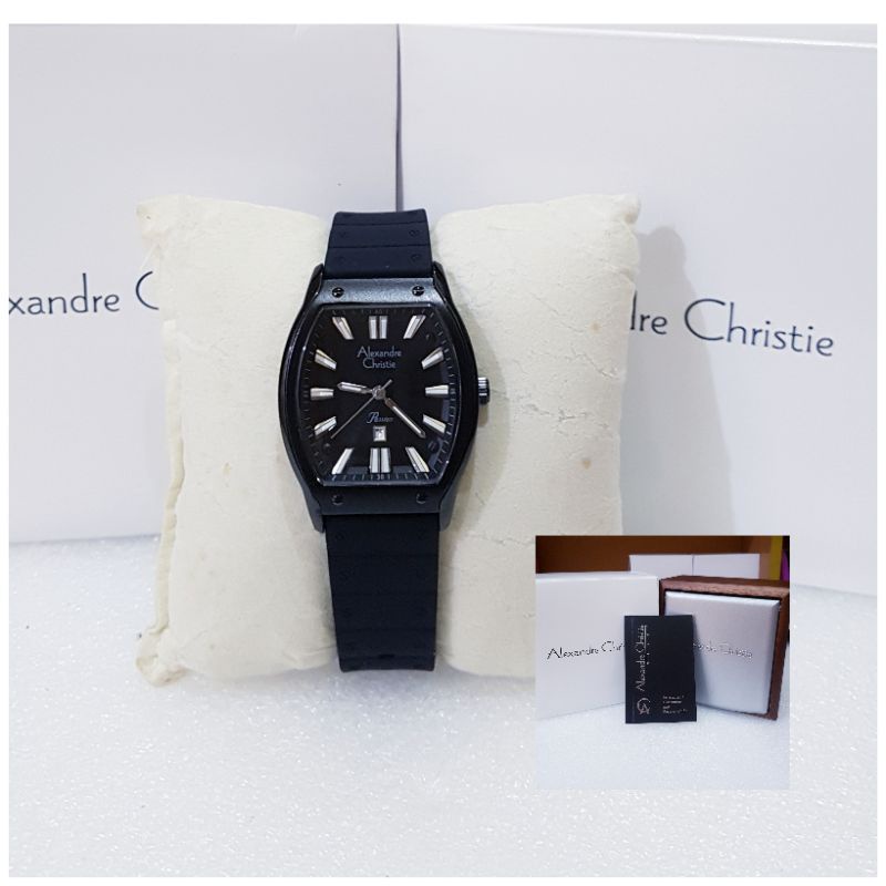 JAM TANGAN WANITA ALEXANDRE CHRISTIE AC 2941 / AC2941 RUBBER ORIGINAL