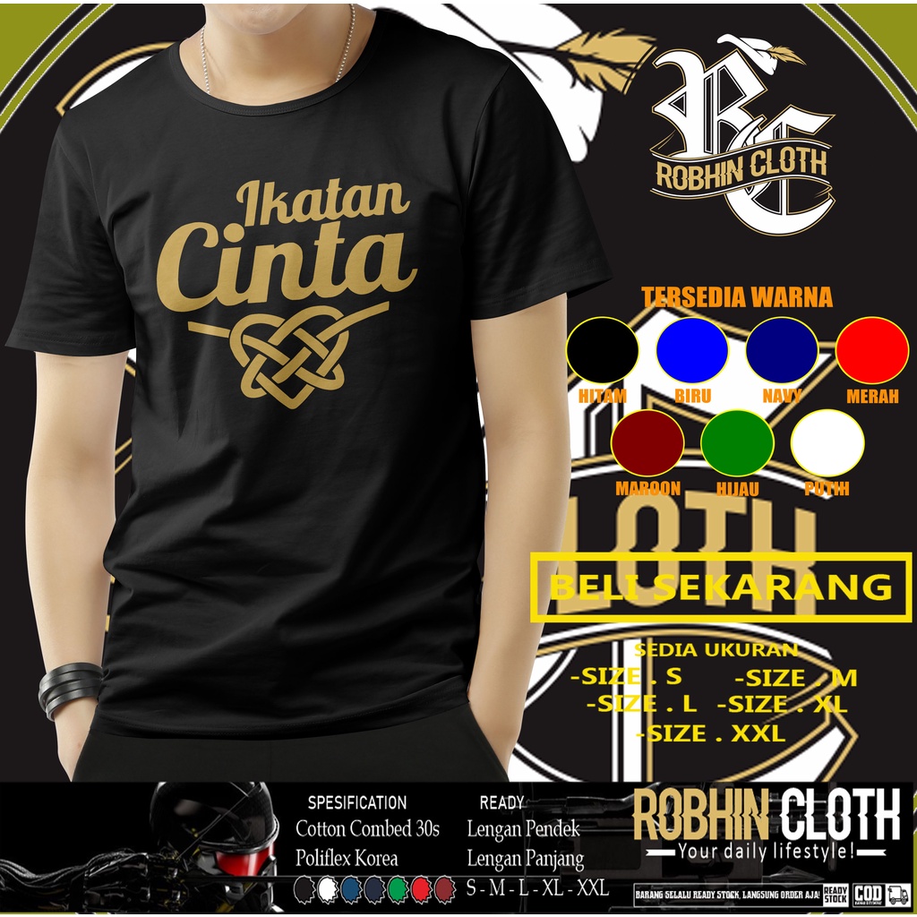 Kaos Ikatan Cinta Logo Baju Distro