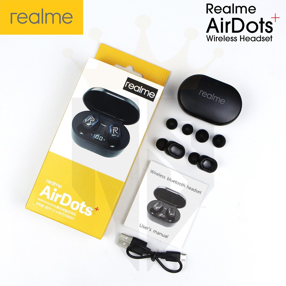 Realme Airdots Handsfree bluetooth 5,0 earphone earbuds wireless original