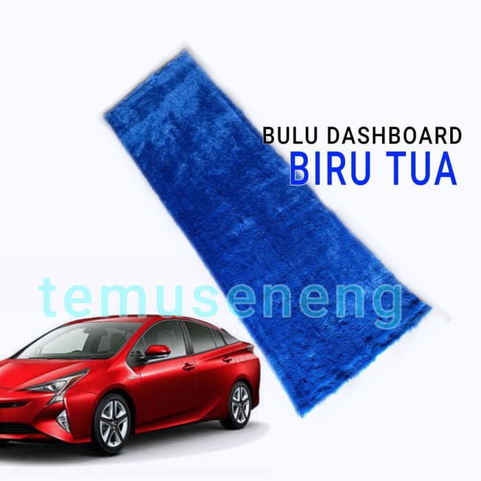 45X150 Cm Biru Tua Blue Alas Bulu Dashboard Mobil Aksesoris Interior