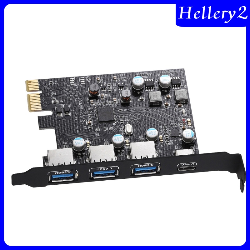 [HELLERY2] PCI-E to Type C (3), Type A (1) USB 3.0 4-Port PCI Express Expansion Card