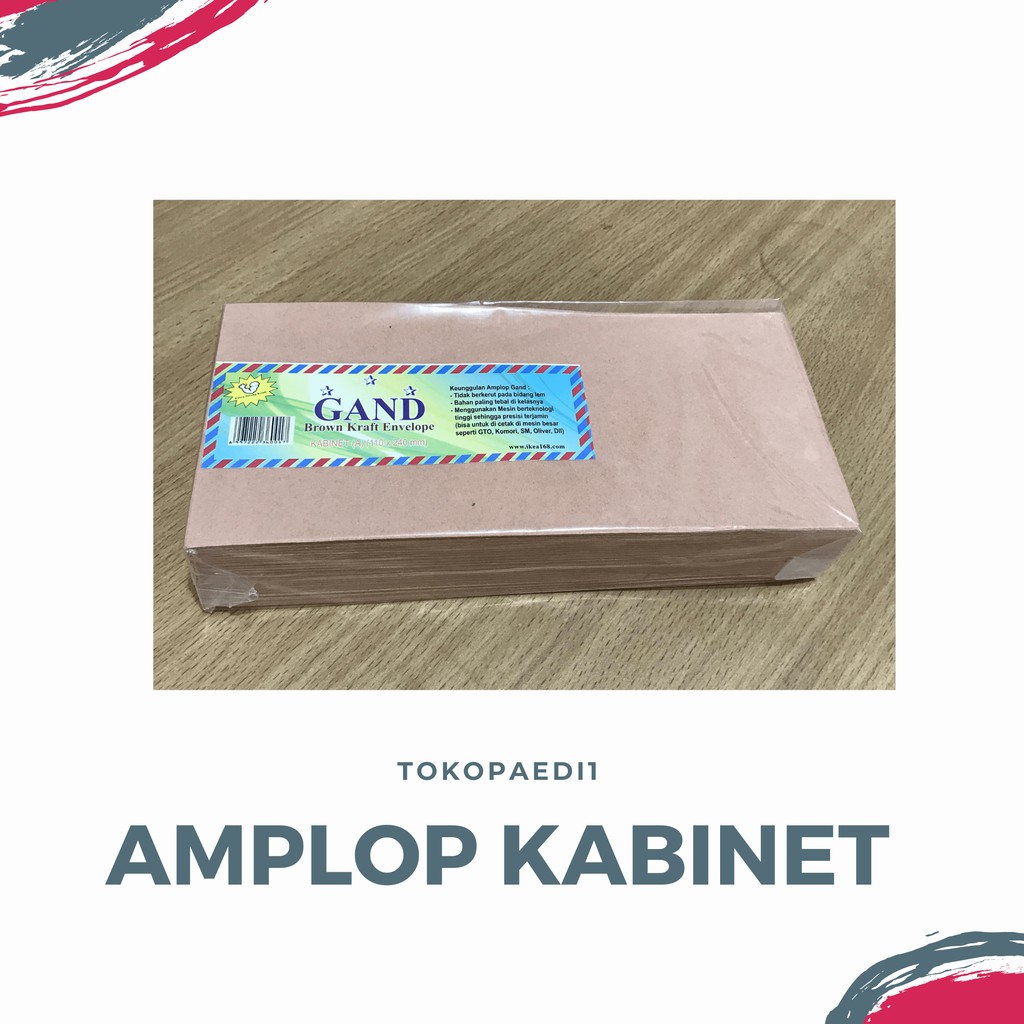 

AMPLOP KABINET CABINET GAND ISI 100 PCS