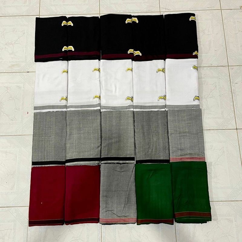 SARUNG GOYOR POLOS - SARUNG GOYOR POLOSAN - SARUNG TENUN TANPA MOTIF