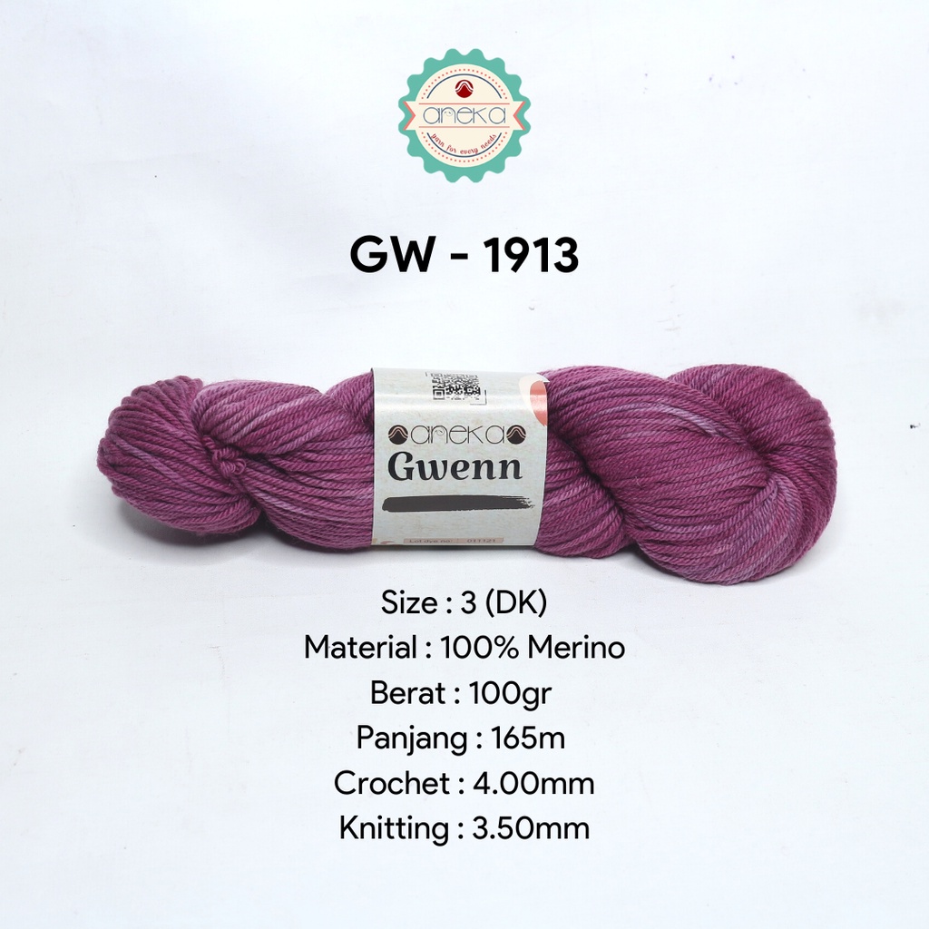 Benang Rajut Gwenn Yarn / Merino - Premium - 1913