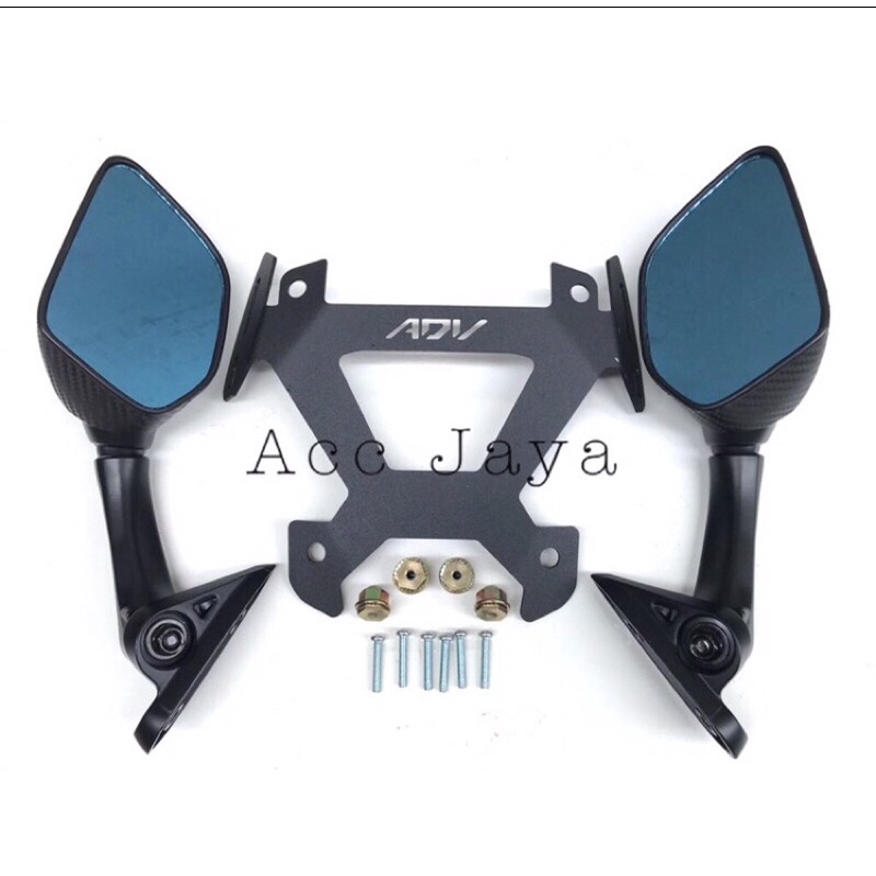 Paket Spion R25 ADV 150 160 Plus Breket Serpo Windshield Honda ADV 150 DAN ADV 160
