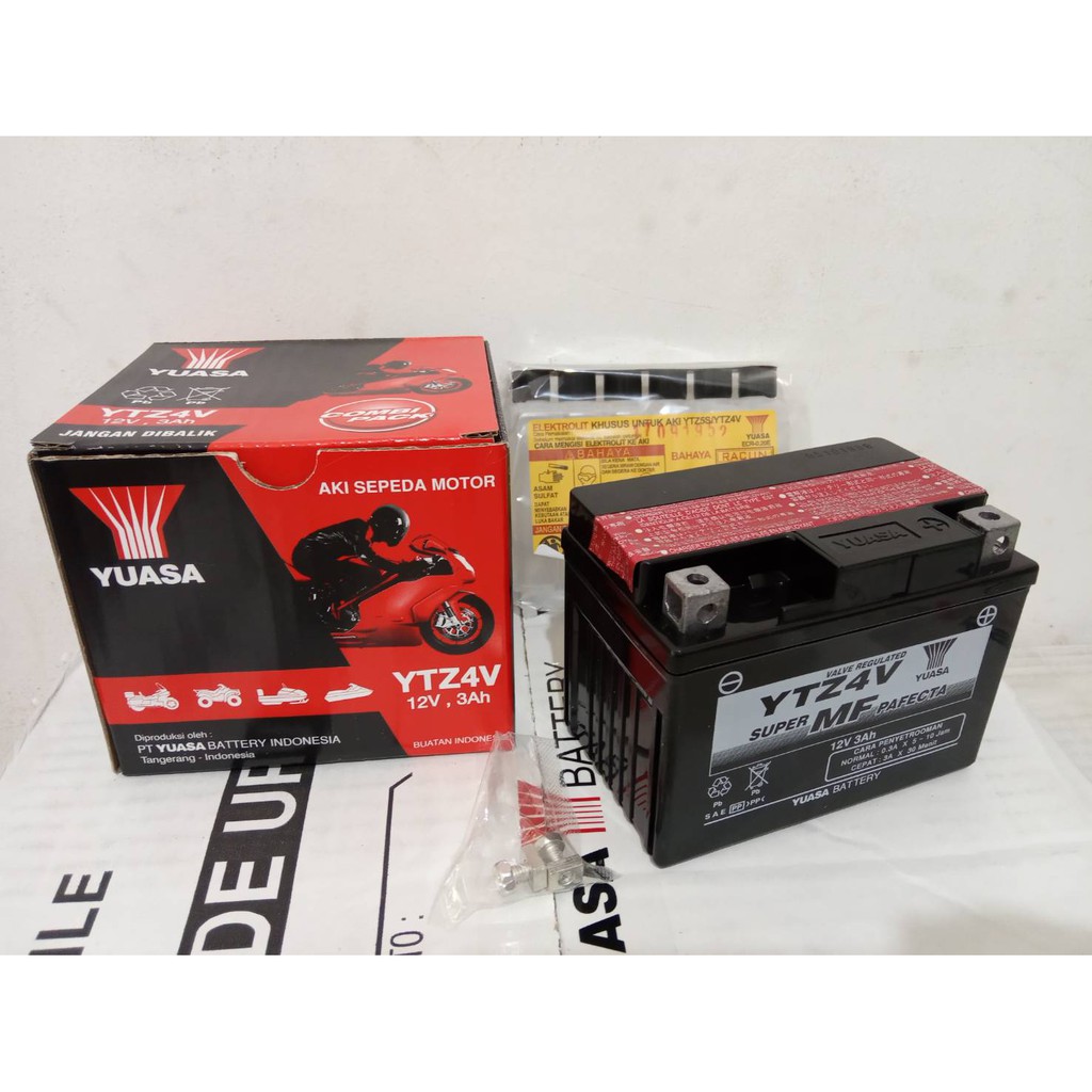 AKI MOTOR JUPITER MX NEW, XEON, BYSON, VIXION, X-RIDE, FINO YTZ4V YUASA MF