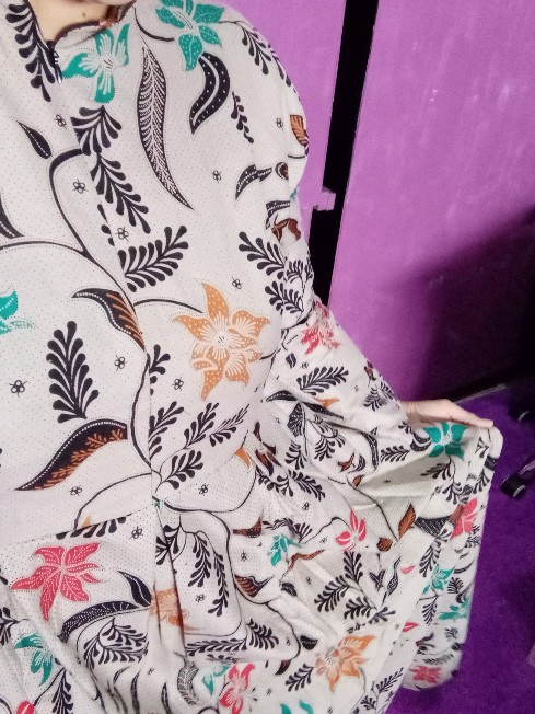 Ms Gamis Batik Jumbo Sriwedari Maxi Super Jumbo Xxxl Ld 120c. Bumil/busui Katun Sogan