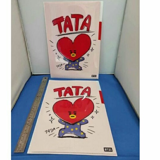 

Preloved- Tata BT2I x Line Friends file folder (2pcs) ori line