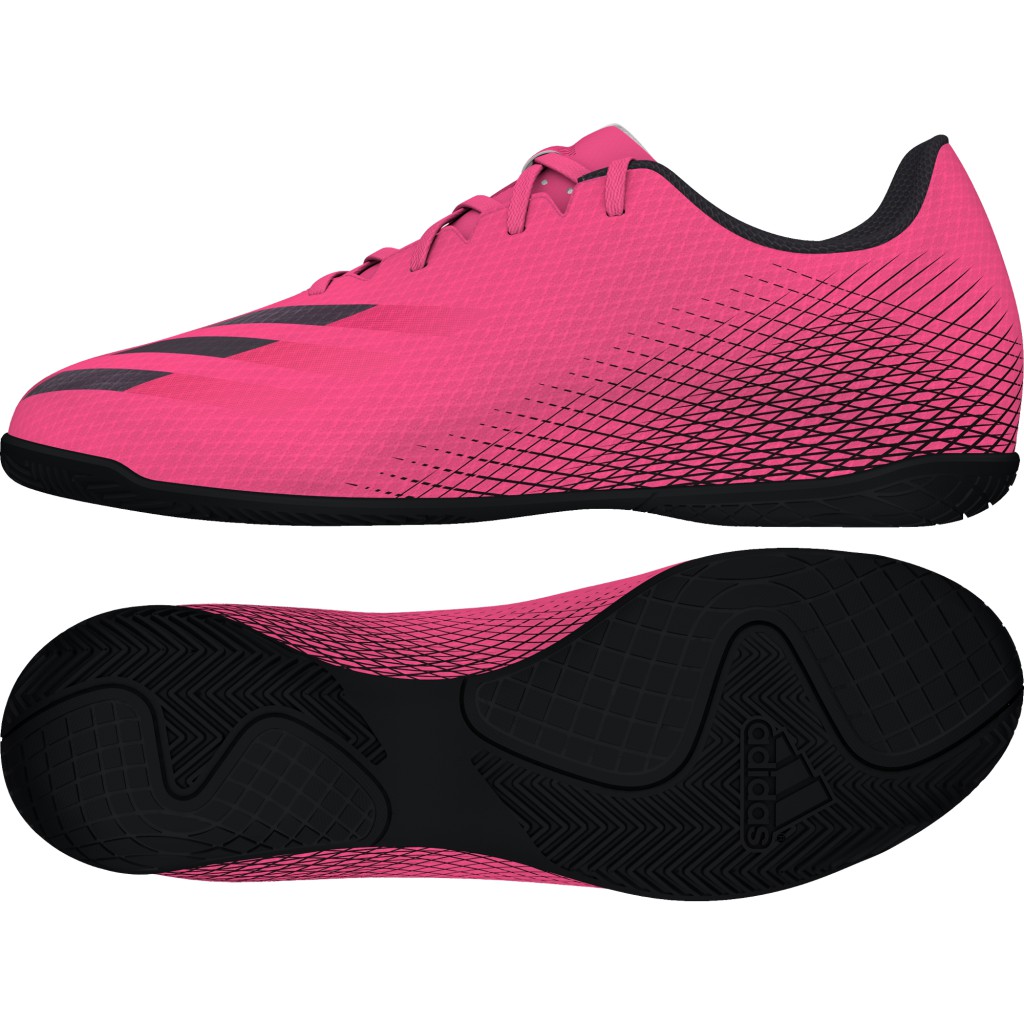 Sepatu Futsal Adidas X Ghosted.4 IN - Pink Black FW6905 Original | X Ghosted