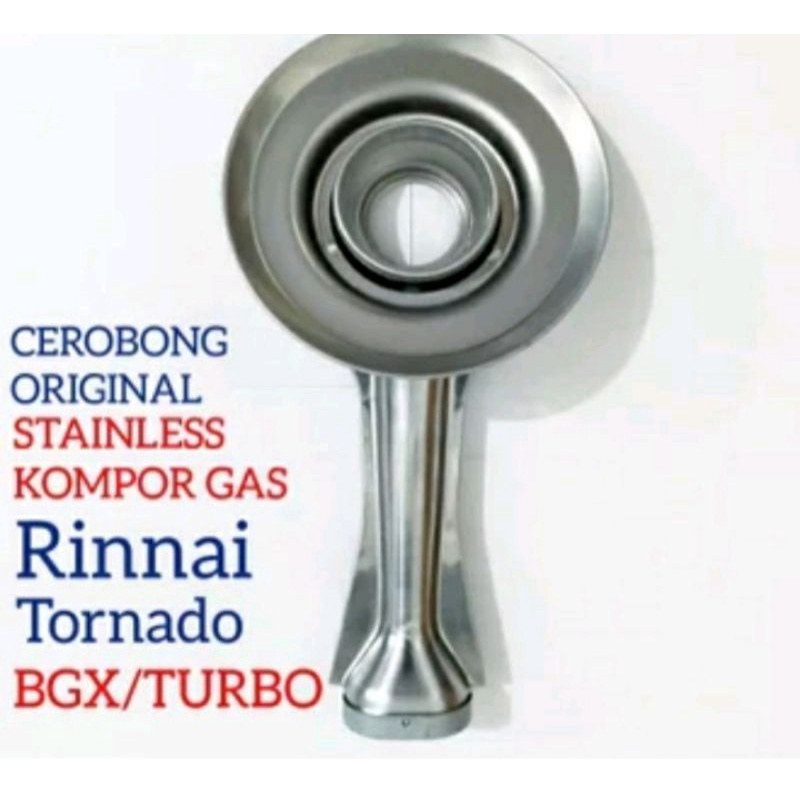 cerobong cangklong dudukan burner kuningan kompor gas rinai tornado turbo bgx