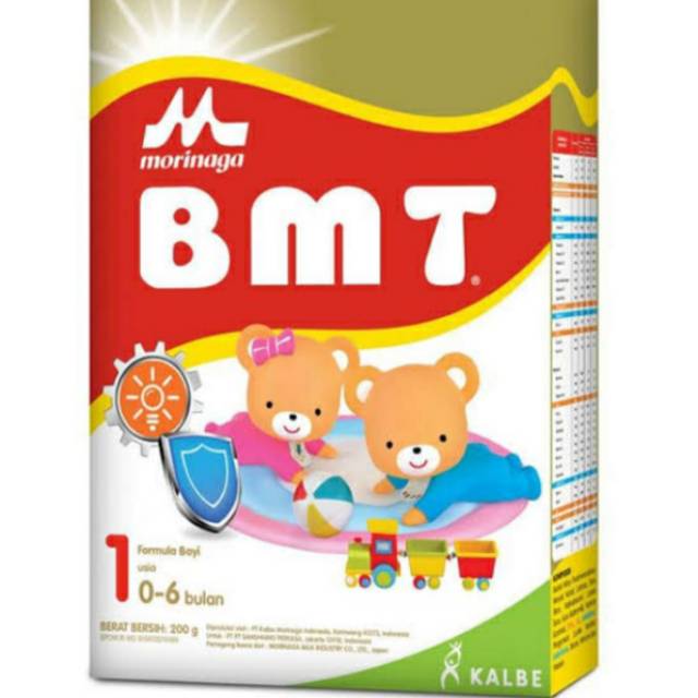 BMT Regular Gold susu bayi morinaga 0-6 bulan 200gr