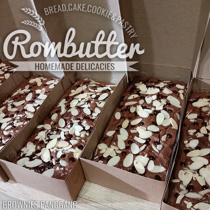 

Chocolate Brownies Rombutter - Bronis Panggang Coklat