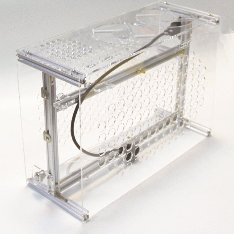 PREORDER mini-ITX computer case Semi-open transparent case Support SFX power supply Support