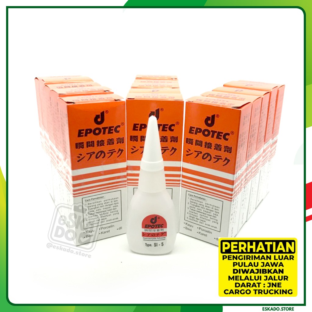 Lem Korea / Lem G / Lem Epotec Original / Lem Setan Multi Fungsi 12ml