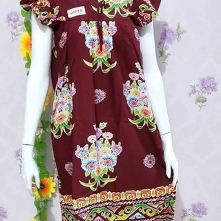 Harga Spesial 819RG Daster  batik  kencana  ungu  motif 