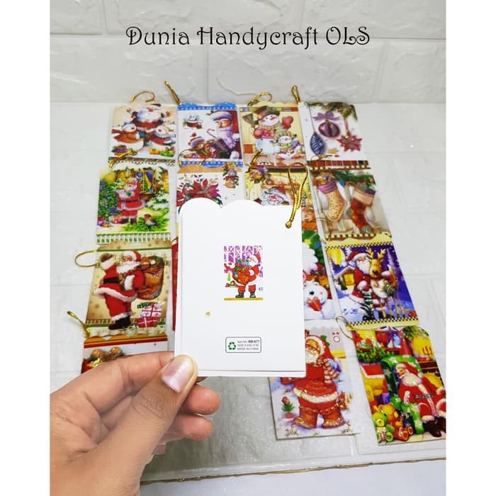 XMAS SEASON Kartu Ucapan Selamat Natal Perayaan Kado Natal Card