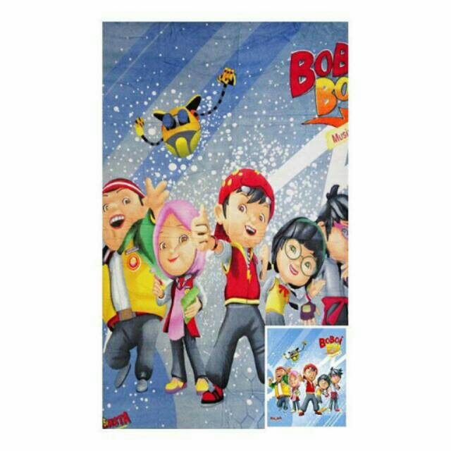 Selimut karakter super soft motif BoboiBoy 150x200cm