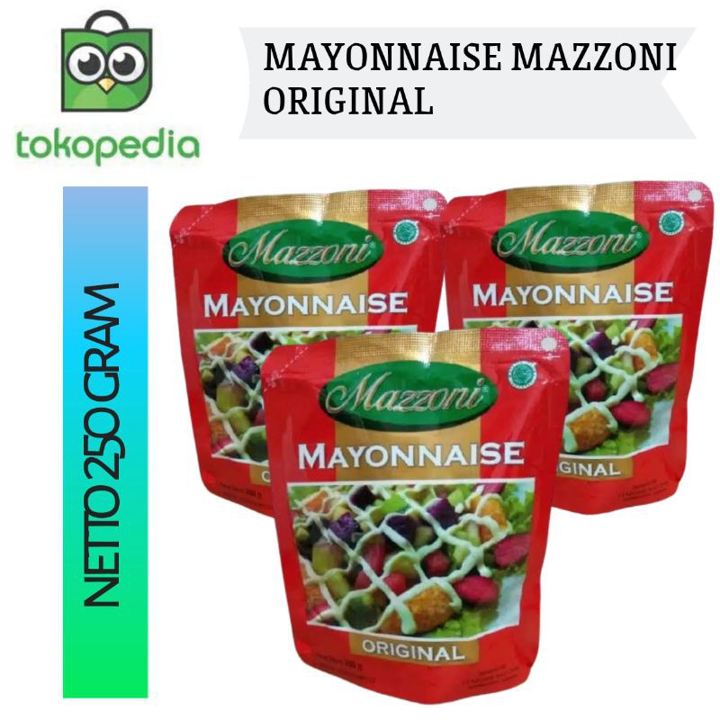 

mayonnaise mazzoni original 250 gram