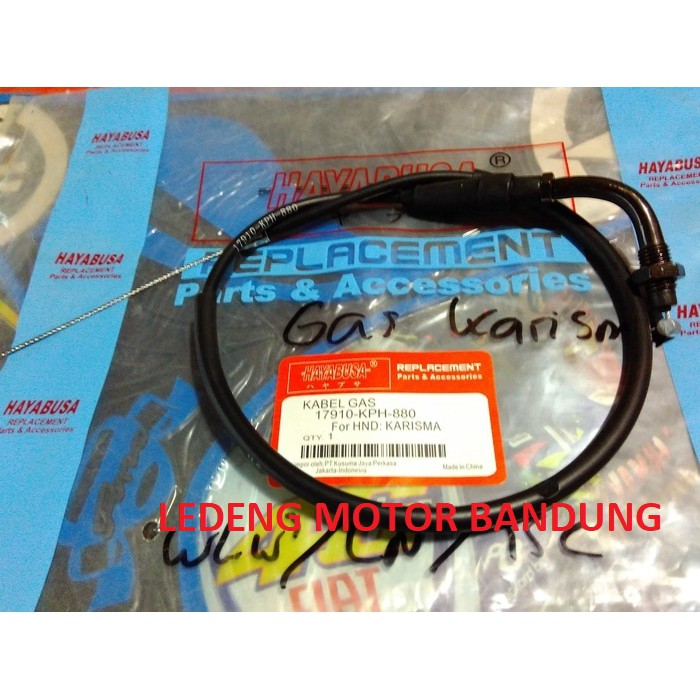 Kabel Gas Karisma Supra X 125 Fit New Absolute Revo Kirana Throttle Cable Hayabusa Lokal Honda