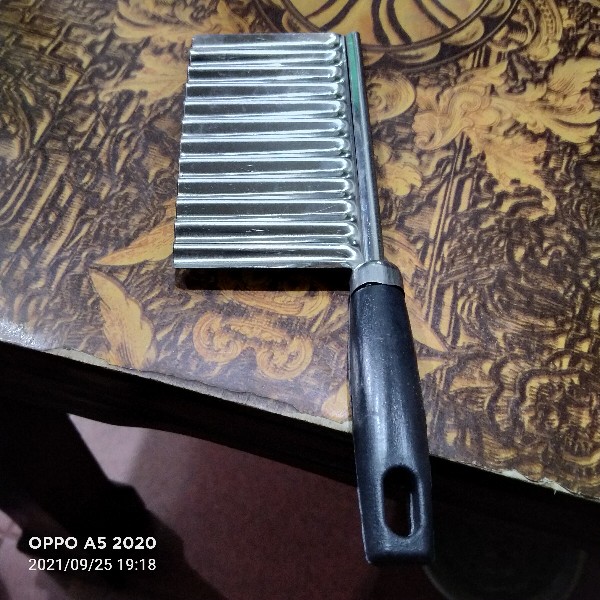 Pisau Gelombang Kentang Acar Mentimun Wortel Stainless