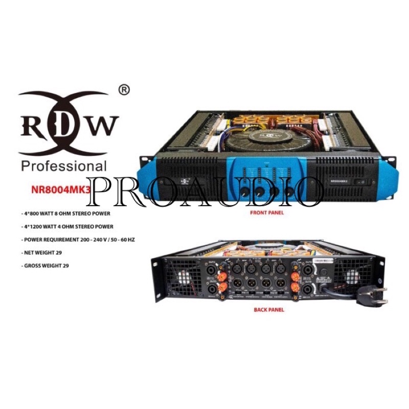 Power RDW 4 channel NR8004MK3