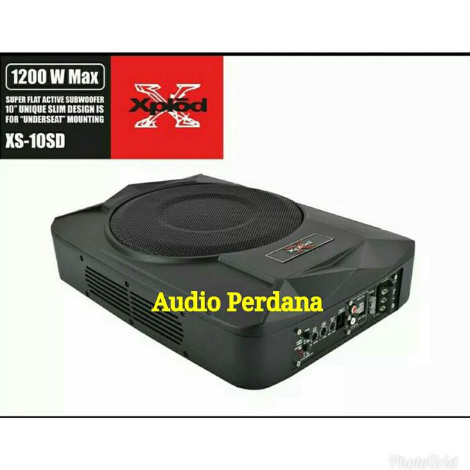 Subwoofer Aktif Slim Xplod 10 Inch XS-10SD (Sub Kolong Jok)