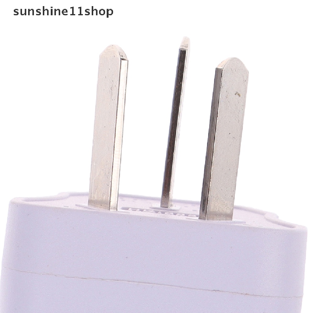 Sho Adapter Power Plug USA EURO Asia Ke AU 3 Pin Universal Untuk Travel