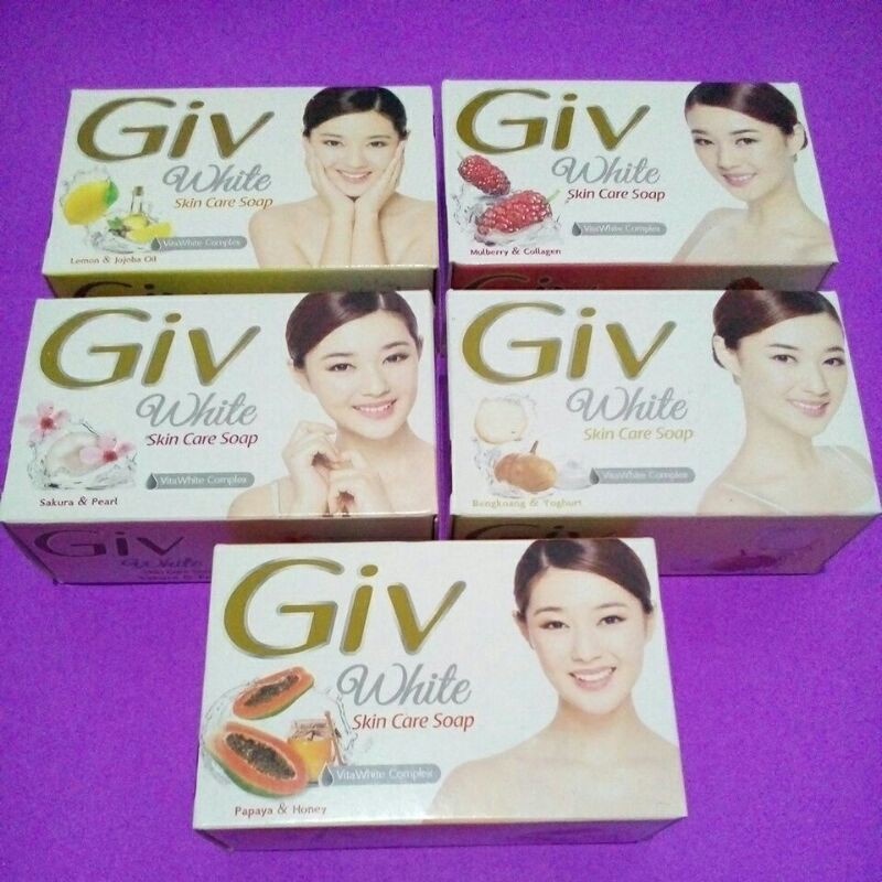 Giv White Skin Care Soap 72G (Sabun Batang)