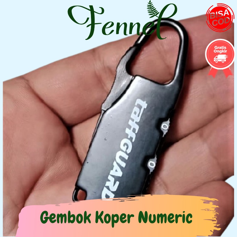 Gembok Koper Tas Numeric Code Lock