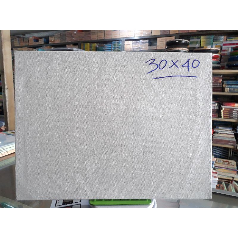 Kanvas 30x40 cm bingkai kayu