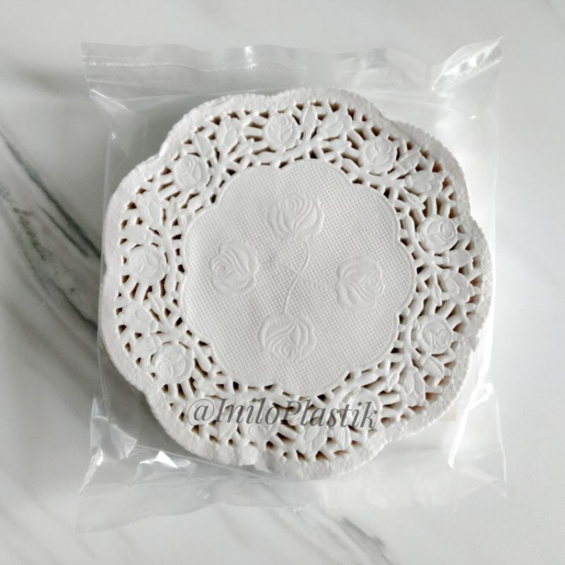 

White Paper Doilies / Kertas Doyleys Bulat 3,5
