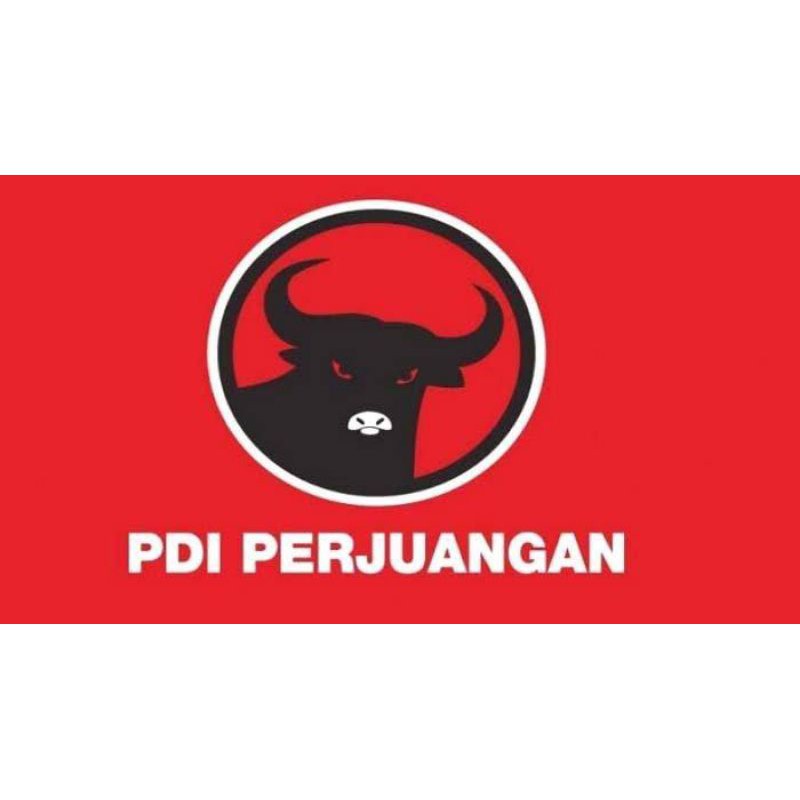 bendera PDI Perjuangan 100x150