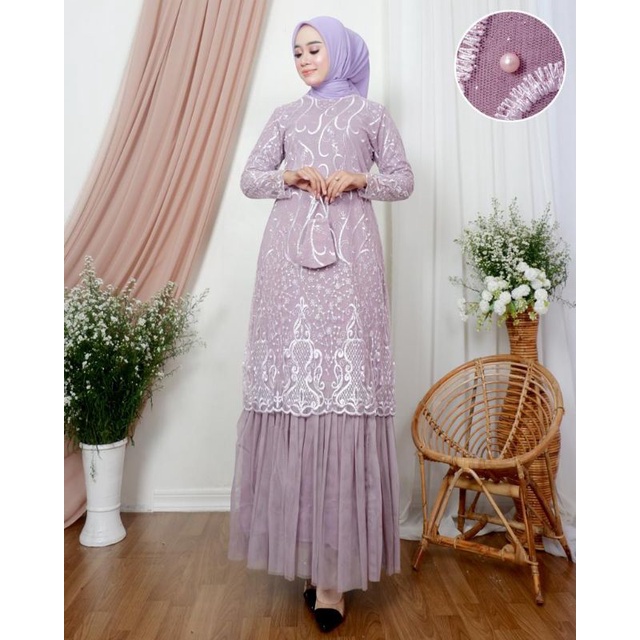 DRESS PESTA MEWAH| GAMIS TUTU TULLE| GAMIS| GAMIS TILE| GAMIS KONDANGAN| GAMIS PESTA|KEBAYA WISUDA| GAMIS TERBARU| GAMIS TULLE MEWAH| GAMIS TILE NJ MODE