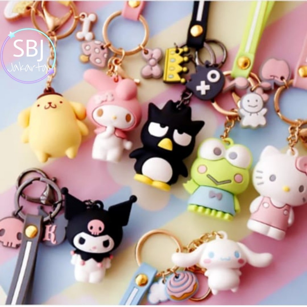 Gantungan Kunci Keychain gift souvenir unik karakter SANRIO