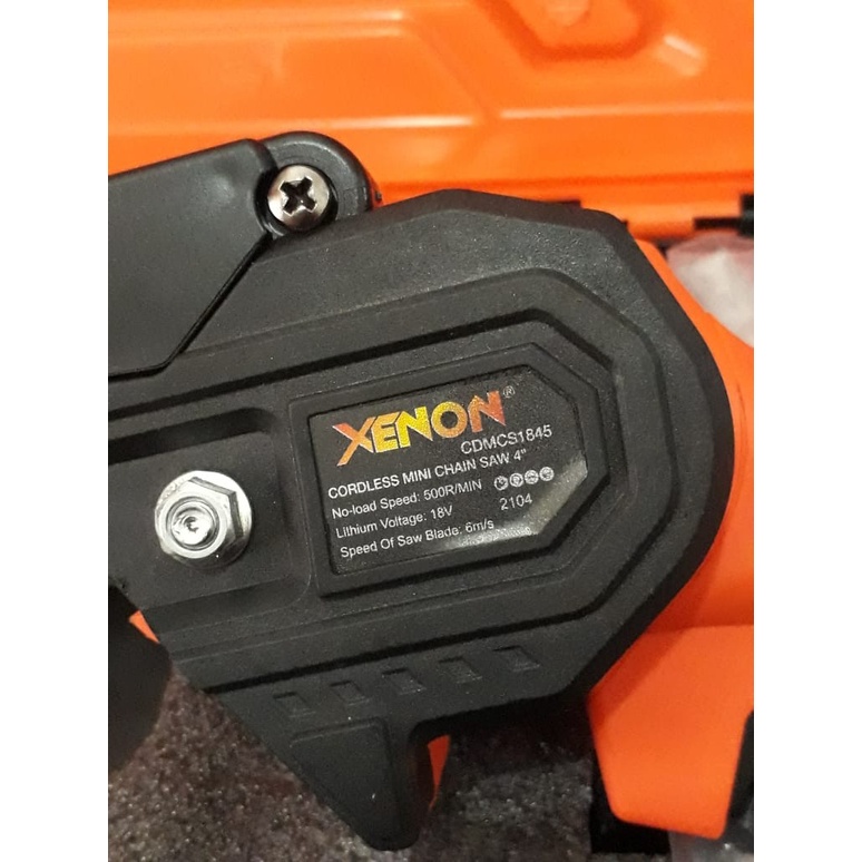 mini chainsaw Cordless XENON CDMCS1845 mesin gergaji mini 18V