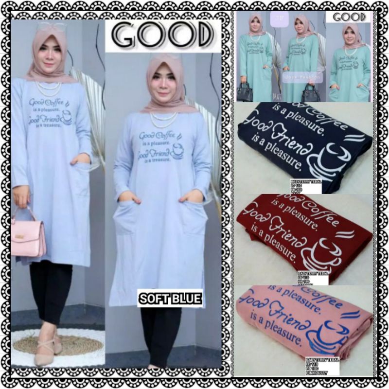 ATASAN TUNIK TERBARU GOOD LD 110 BABYTERRY IMPORT