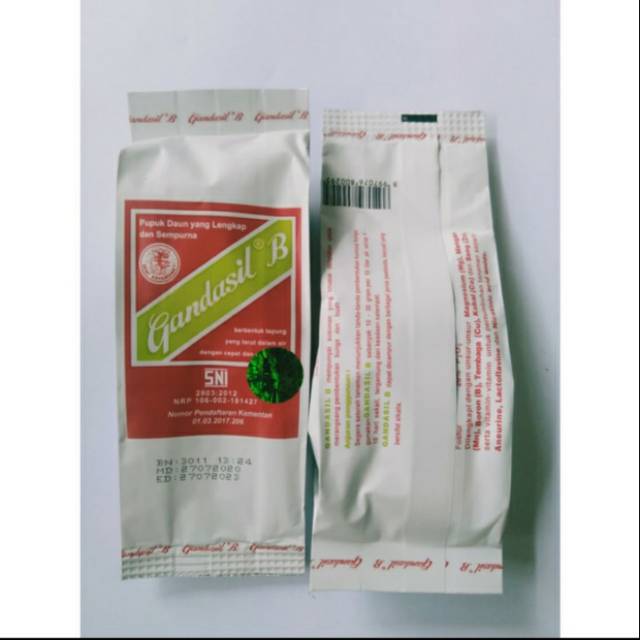 Jual Pupuk Majemuk Gandasil B Gram Shopee Indonesia