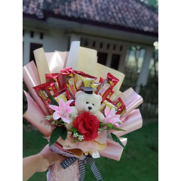 

Buket wisuda snack