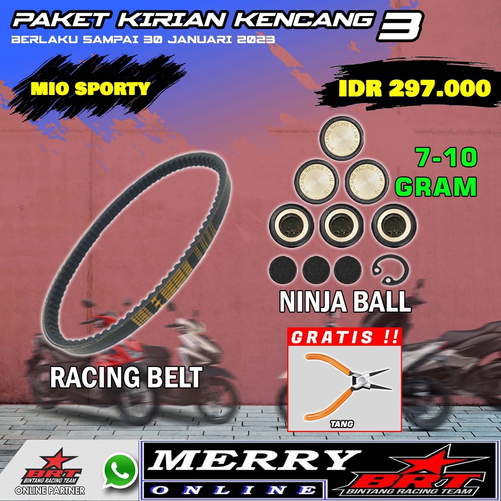 Paket Kirian Kencang  BRT Mio Sporty Nouvo 5TL