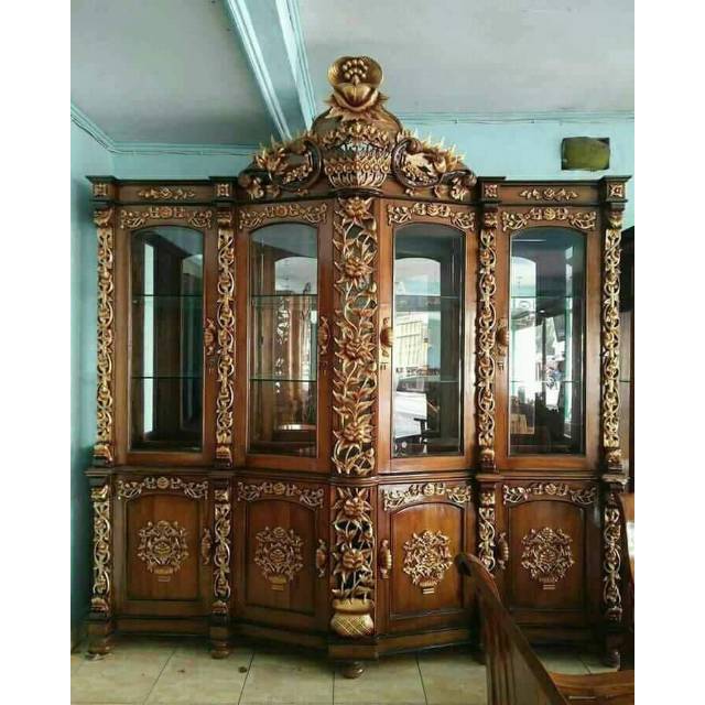 bufet pajangan shima.ukir jepara