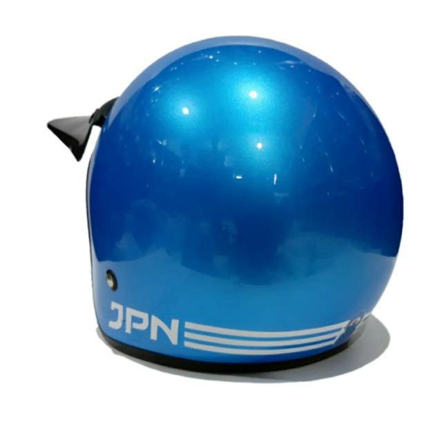 Helm Jpn Retro Arc Ice Blue Gloss pet panjang