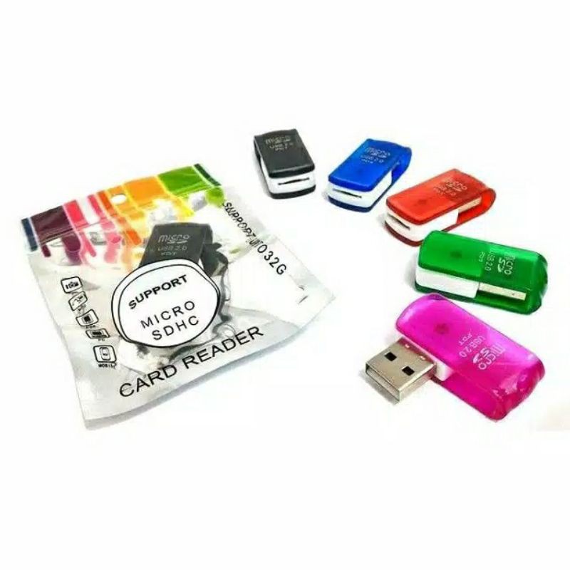 B2 Card Reader Micro SD USB | Alat Membaca Kartu Memori MicroSD Ke Komputer Laptop Memory Card