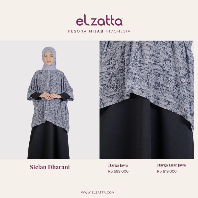 Gamis Wanita Dewasa Elzatta Setelan Dharani Terbaru 2021