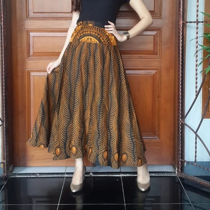 rok batik panjang lebar