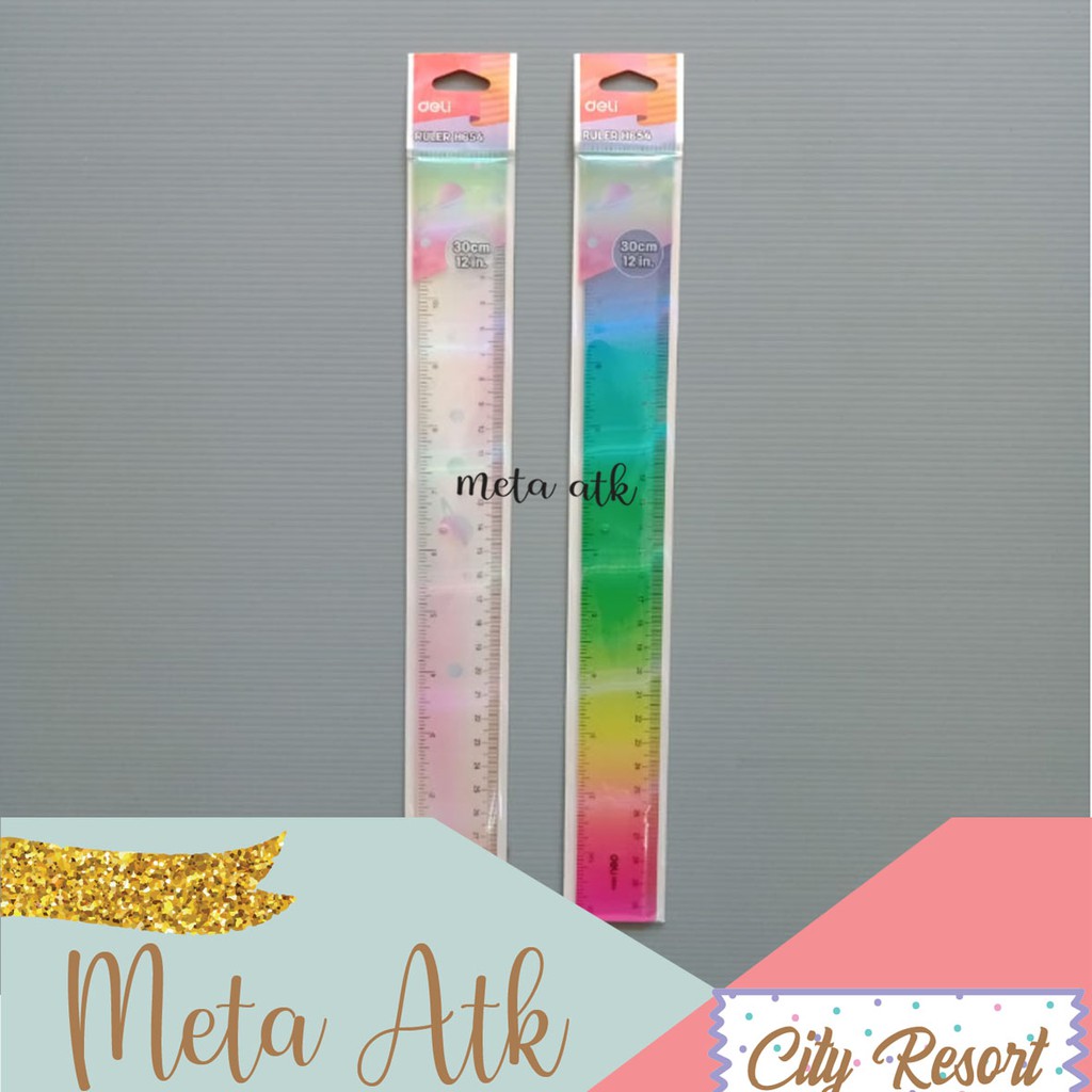 

Penggaris Deli Rainbow H654